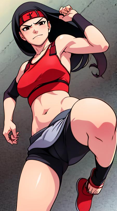 kintsuchi, red bra