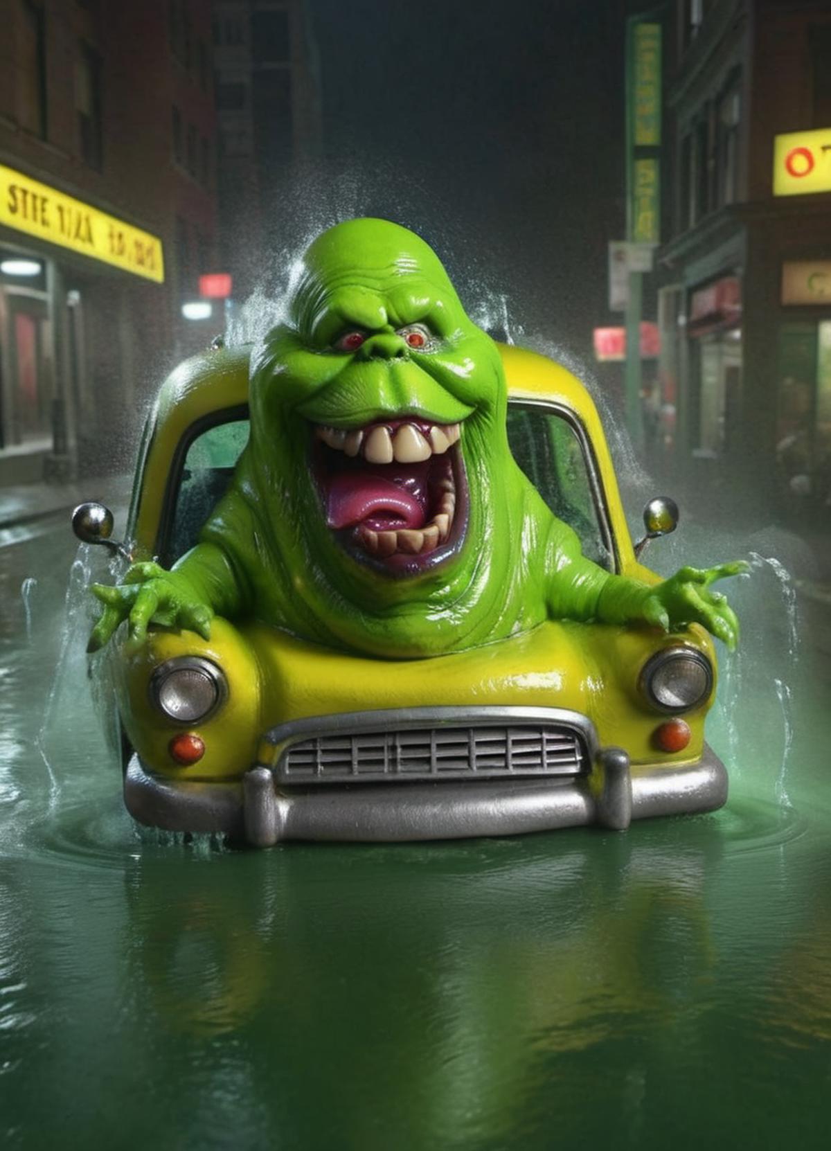 Slimer - Ghostbusters - SDXL image by dbst17