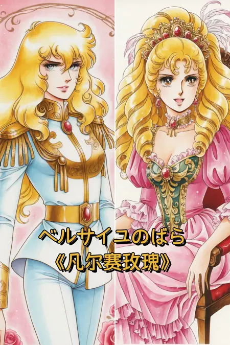 [illustrious XL] 《The Rose of Versailles》/《凡尔赛玫瑰》Riyoko Ikeda/池田理代子 - Artist Style