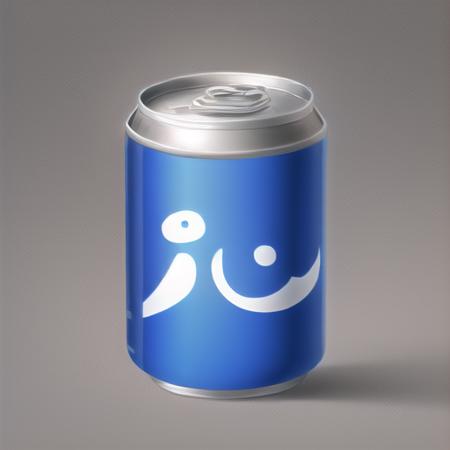 (a can), (cartoon), (((cute))), game icon, (masterpiece), reasonable structure