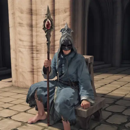 White Hollow Mage From Dark Souls 2