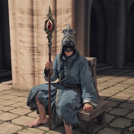 White Hollow Mage From Dark Souls 2 V1