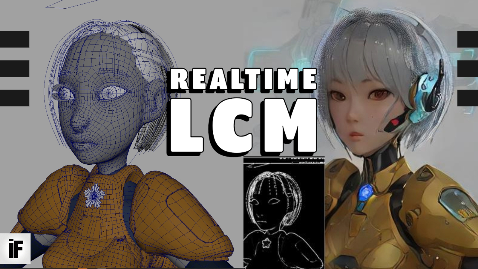 Real time LCM guide take a Maya unfinish model to render