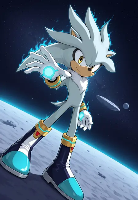 Silver the Hedgehog (Sonic the Hedgehog) - Illustrious