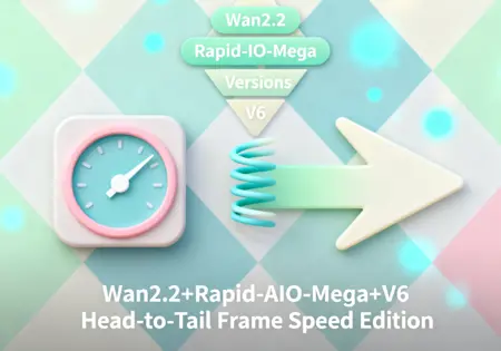 Wan2.2+Rapid-AIO-Mega+V6 Head-to-Tail Frame Speed Edition