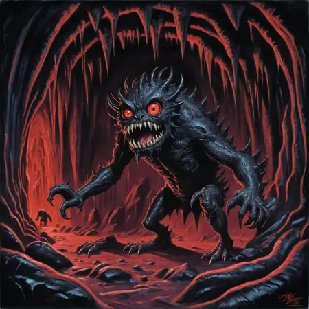 Retro TTRPG style art