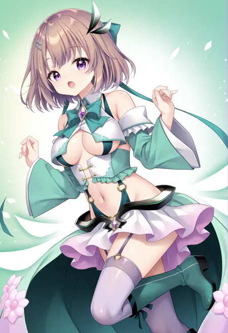 Mikuri Chami (三栗茶実) | Yadorishi Otome no Chikai to Mahou (宿りし乙女の誓いと魔法) | NoobAI