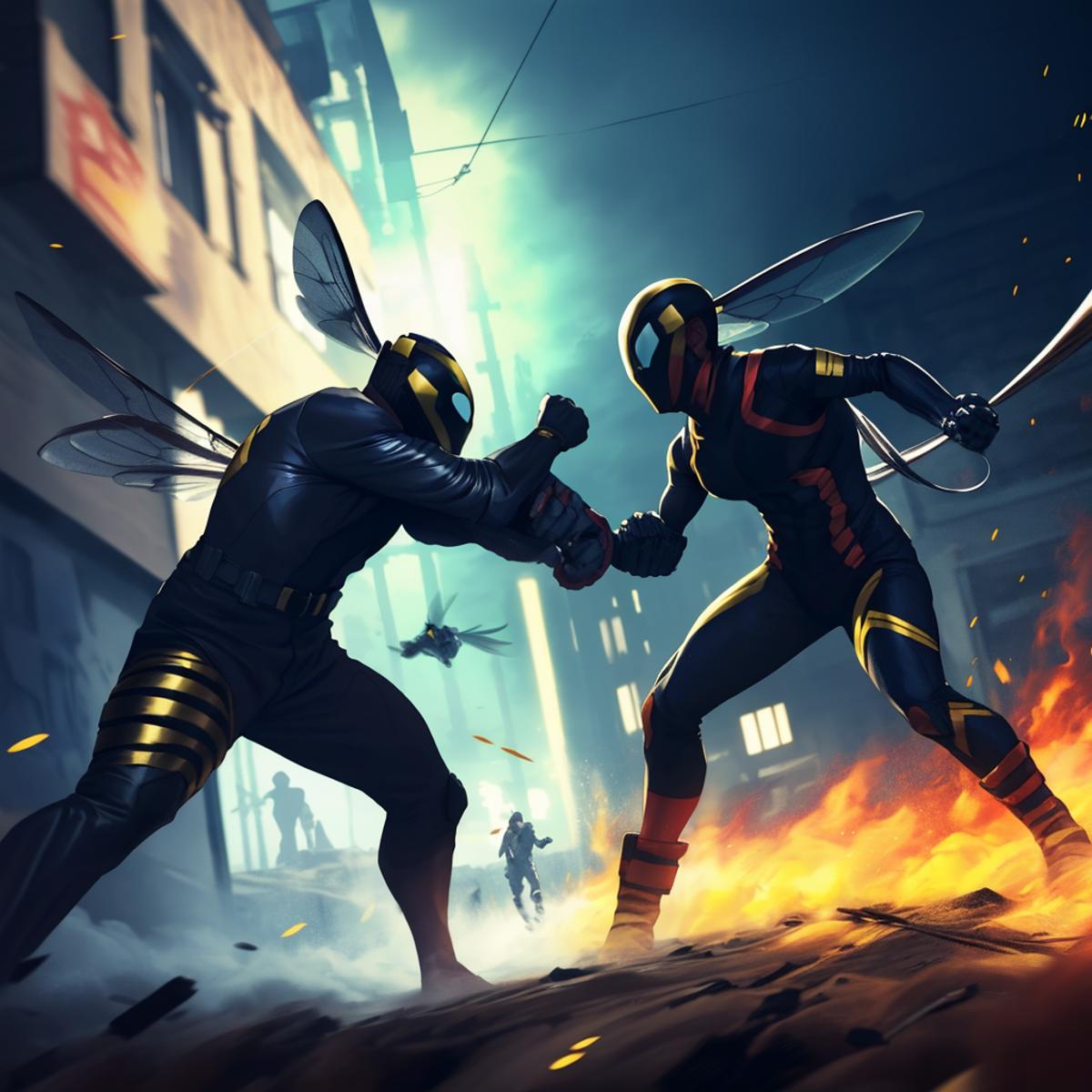 Fight scene image by mnemic