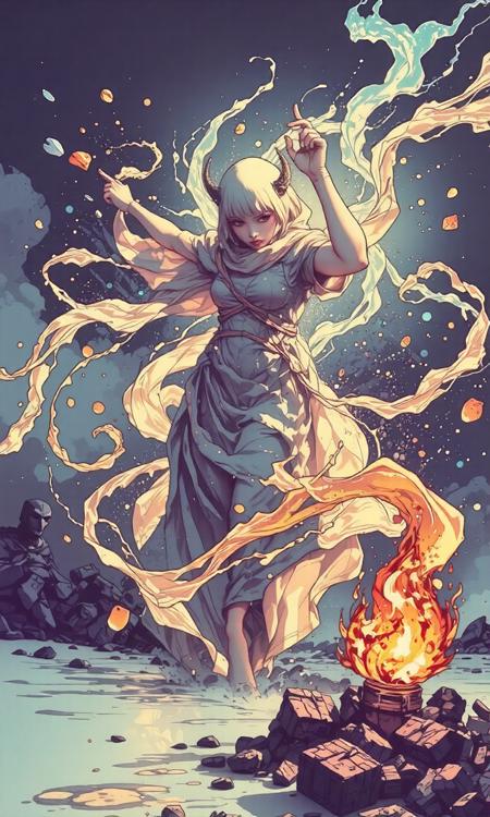A hauntingly beautiful ghostly figure, illuminated by glowing plasma, emerging from the shadows. Realistic painting style with intricate details and lifelike textures. Inspired by the works of John Singer Sargent and Edgar Degas. Studio lighting creates a dramatic atmosphere for this concept art piece.