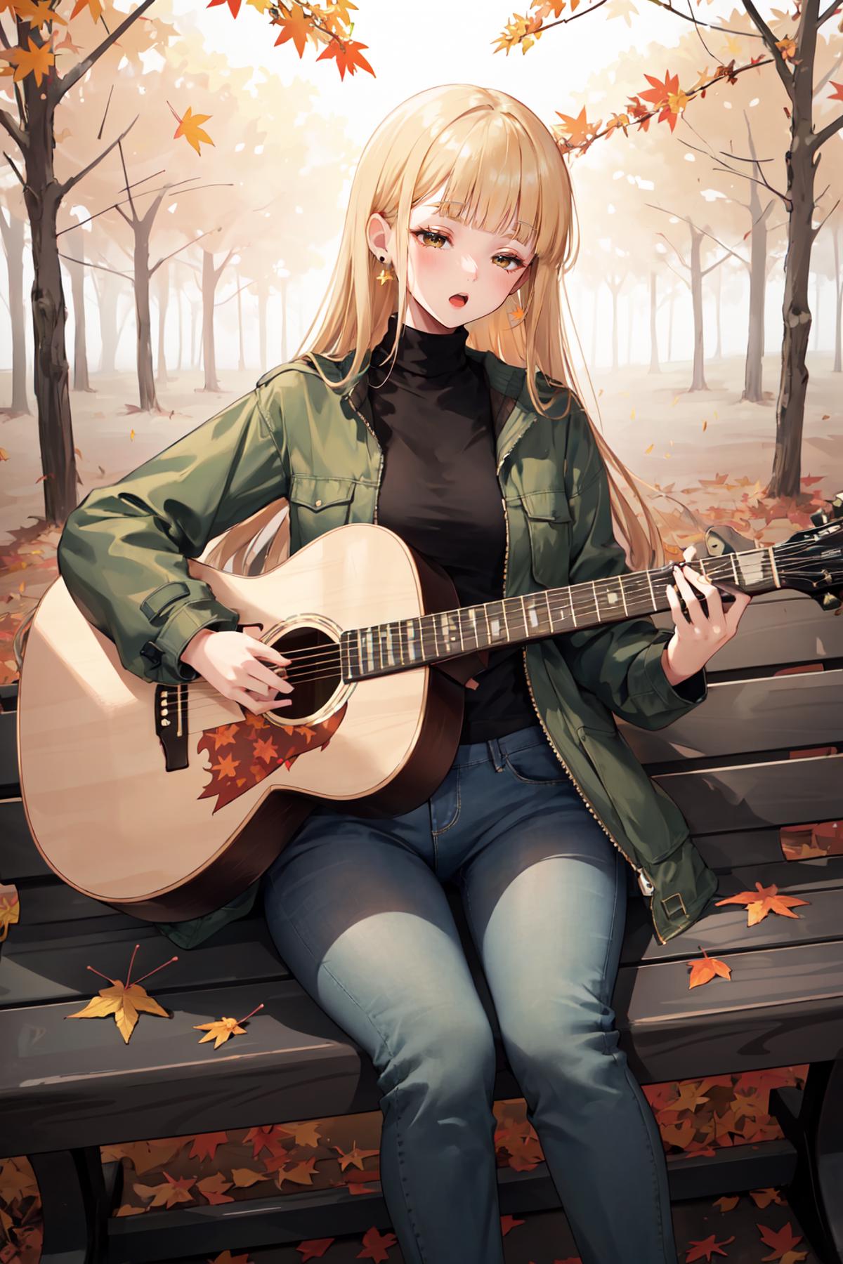 Guitars - Electric and Acoustic (Lycoris) image by leesoonfe