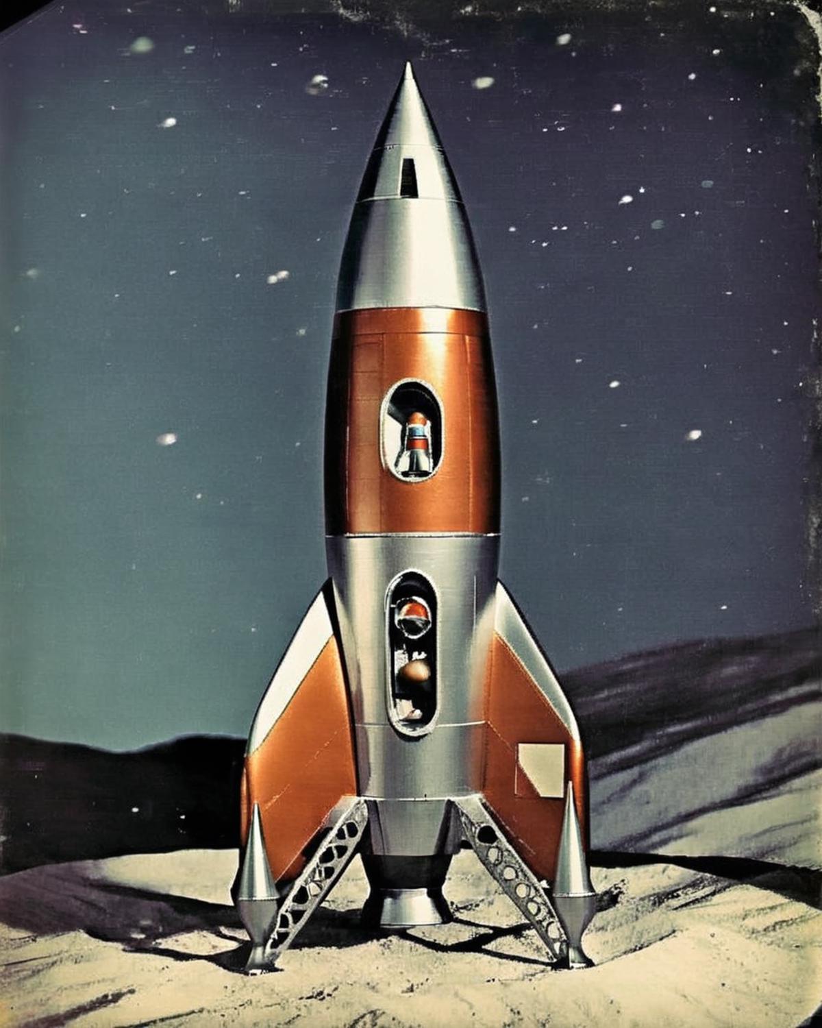 Retro Rocket image by Ciro_Negrogni