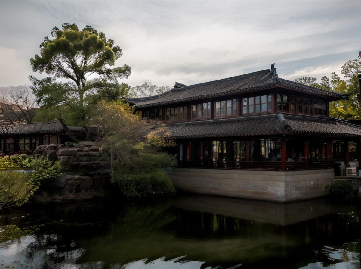 Chinese architectural style Suzhou gardens     building(中国传统建筑样式 苏州园林suzhouyuanlin) about architecture image by adondlin255