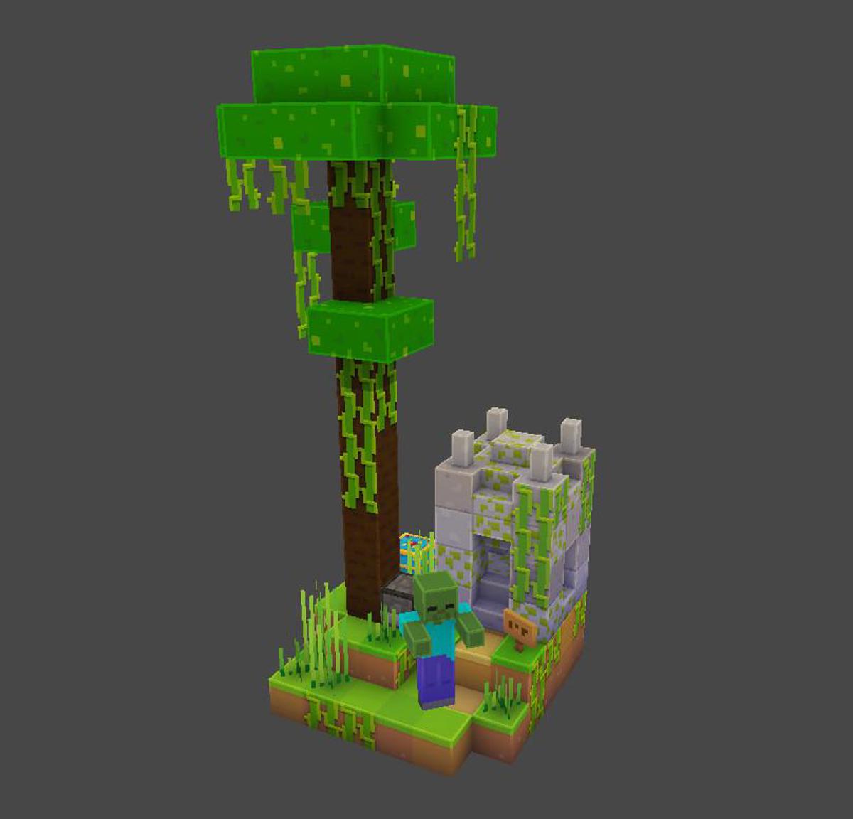 minecraft-concept-art - learned embeds | Stable Diffusion Embedding