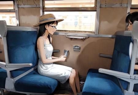 国鉄スハ43系客車車内風景SDXL SDXL_V3