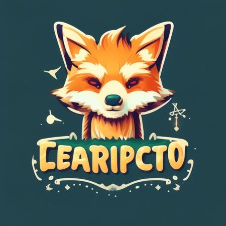 0xaisticker, fantasy fox, funny face, cute, charming, captivating