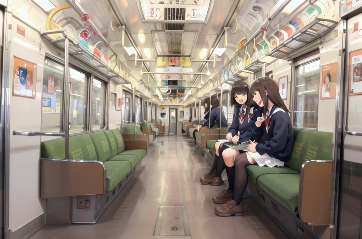 JR East 205 series / train interior image by swingwings