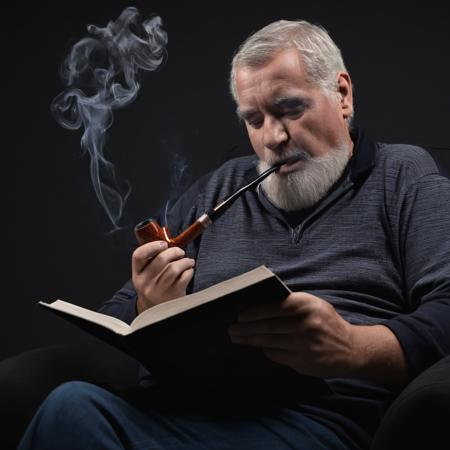 Man Smoking A Pipe (Concept : SDXL) v1.0