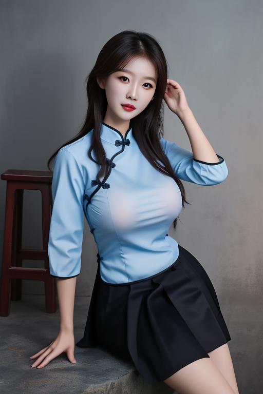 一套民国风校服 tangzhuang school unifrom image by Thxx