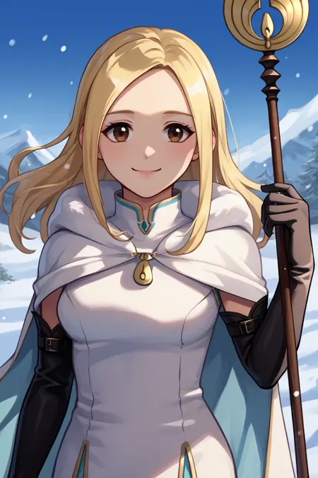 Ophilia Clement/オフィーリア・クレメント (Octopath Traveler) SDXL LoRA [Pony Diffusion]