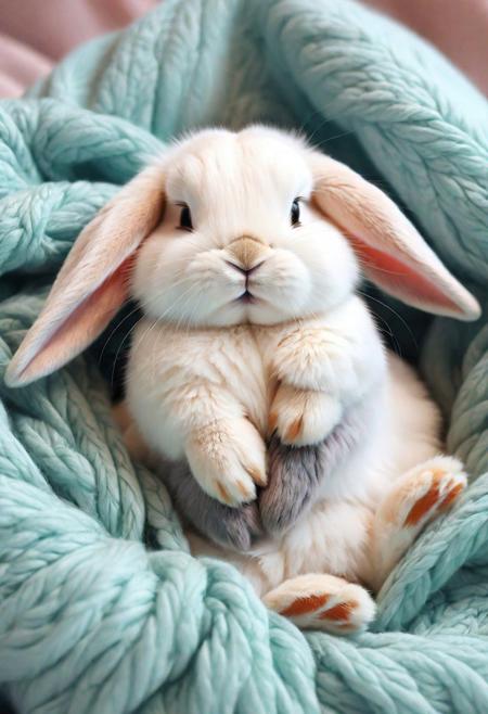 sleep cute bunny