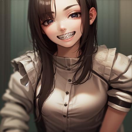 1girl, smile, braces, close-up,
<lora:concept-braces-v2-000008:0.7>