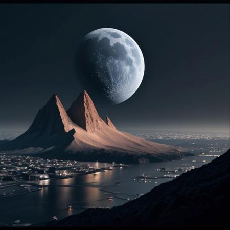 A city on the moon.