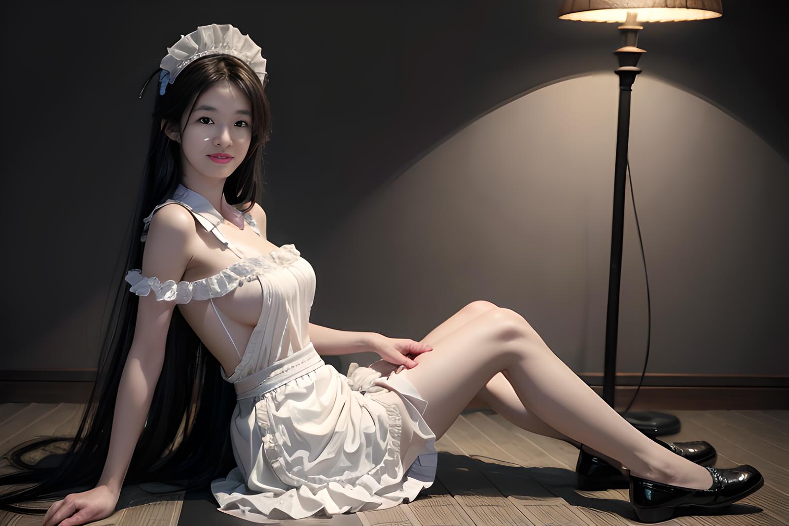 Japanese maid dress v4 image by FliesQQ