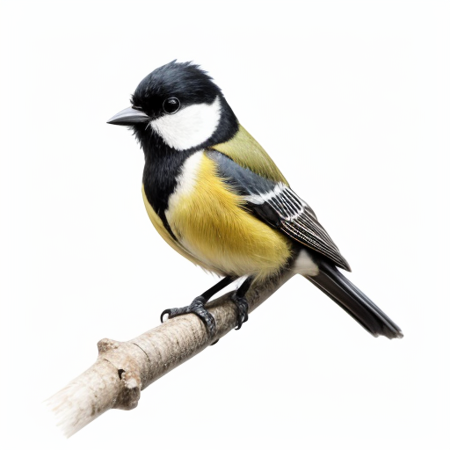 Great Tit <lora:iNaturalist_Birds-000009:0.1>, (pencil sketch:1.2), (white background:1.2)