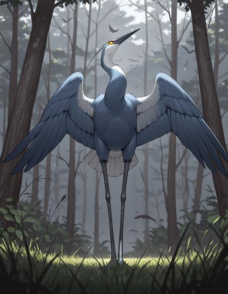 Remus, the Heron [Fidchellvore Character] - [Illustrious/NAI] [Illustrious] - V1