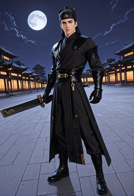 Male uniform of Templar@Moonlight Blade