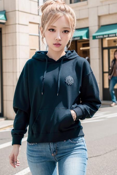 Blackpink oversized online hoodie