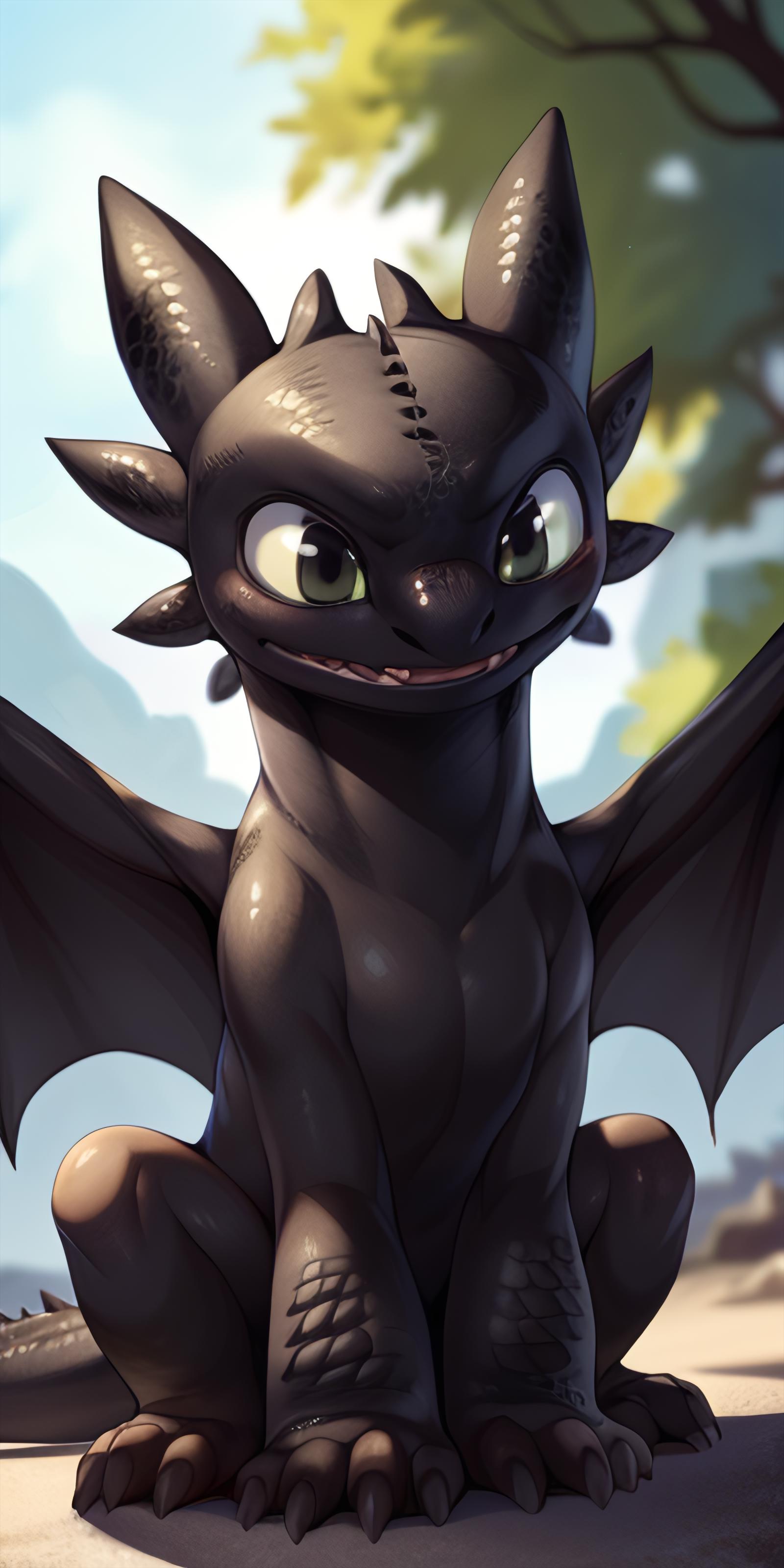 Toothless (HTTYD) image by Blackskies