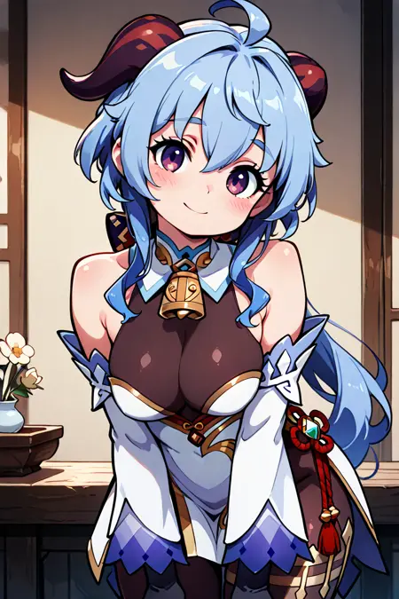 Ganyu: Cocogoat  | 甘雨 (Genshin Impact) [Illustrious & SD1.5]