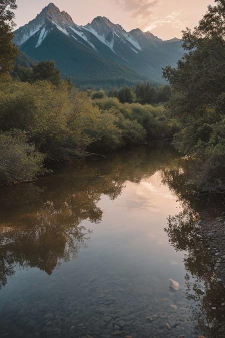 raw photo, a sunset landscape, oregon mountains, wetland, cozy, photorealistic, mirror-lake, (clear water: 1.29) high detailed texture, 8k uhd, dslr, soft lighting, high quality, film grain, Fujifilm XT3, Sony A7 IV, highly detailed photography, (muted colors, cinematic, dim colors, soothing tones:1.2), vibrant, insanely detailed, hyperdetailed, (dark shot:1.2), (vsco:0.3), (intricate details:0.9), (hdr, hyperdetailed:1.2) (highest coherency: 1.39) (highest quality: 1.39) (rule-of-thirds) (award-winning) (masterclass) (highest resolution: 1.39)