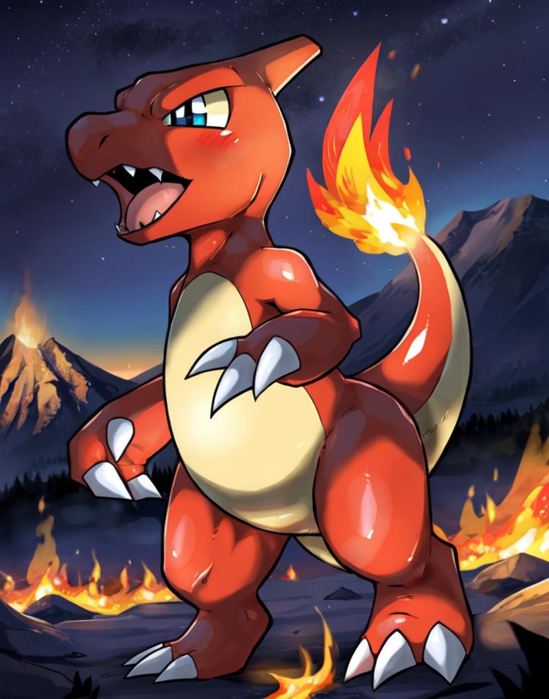 Pokemon - No.0005 Charmeleon image by Javvy