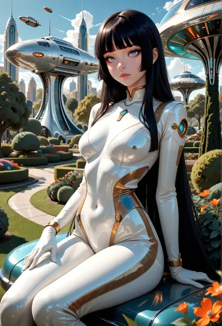 Neutopia: Retro-Futurist LoRA for Illustrious