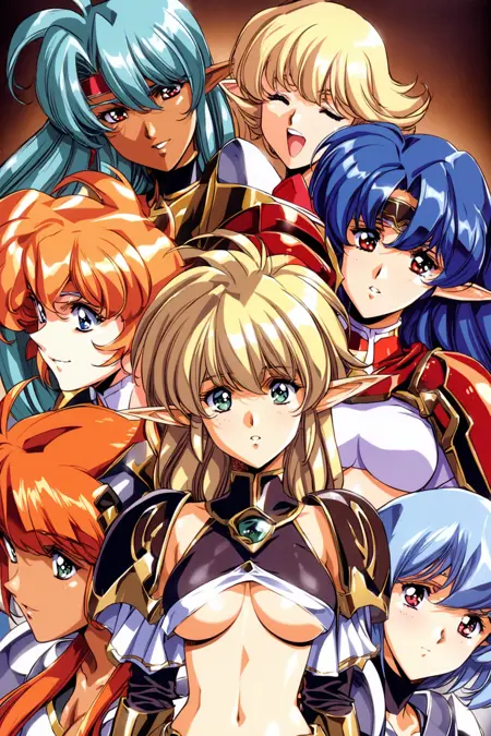 [XL] Urushihara Satoshi/漆原智志 《Langrisser》/《梦幻模拟战》 《フロントイノセント》/《Front Innocent》 - Artist Style
