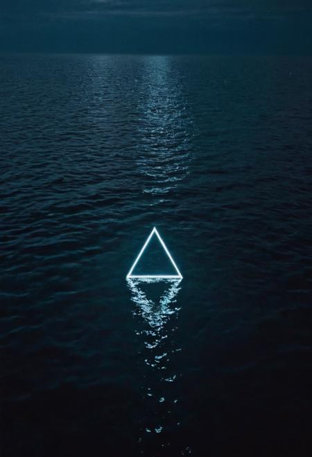 photograph Photographer Reuben Wu Style, an amazing reflection of a light triangle in deep dark night ocean, 50mm . cinematic 4k epic detailed 4k epic detailed photograph shot on kodak detailed cinematic hbo dark moody, 35mm photo, grainy, vignette, vintage, Kodachrome, Lomography, stained, highly detailed, found footage, Photographer Reuben Wu Style, an amazing reflection of a light triangle in deep dark night ocean, professional fine detail, intricate, elegant, sharp focus, detailed, color, very coherent, ambient, highly saturated colors, inspired, designed, grand futuristic, cinematic, incredible quality, extremely complimentary composition, vibrant beautiful full serious atmosphere, dynamic dramatic classic contemporary modern open fascinating lovely epic