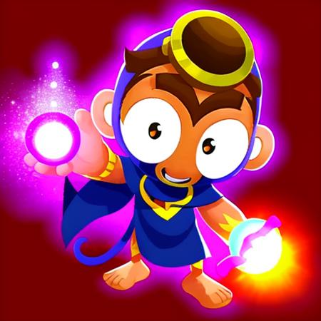 btdmnky hero magic style, high quality, digital art, monkey, godly, god, powerful