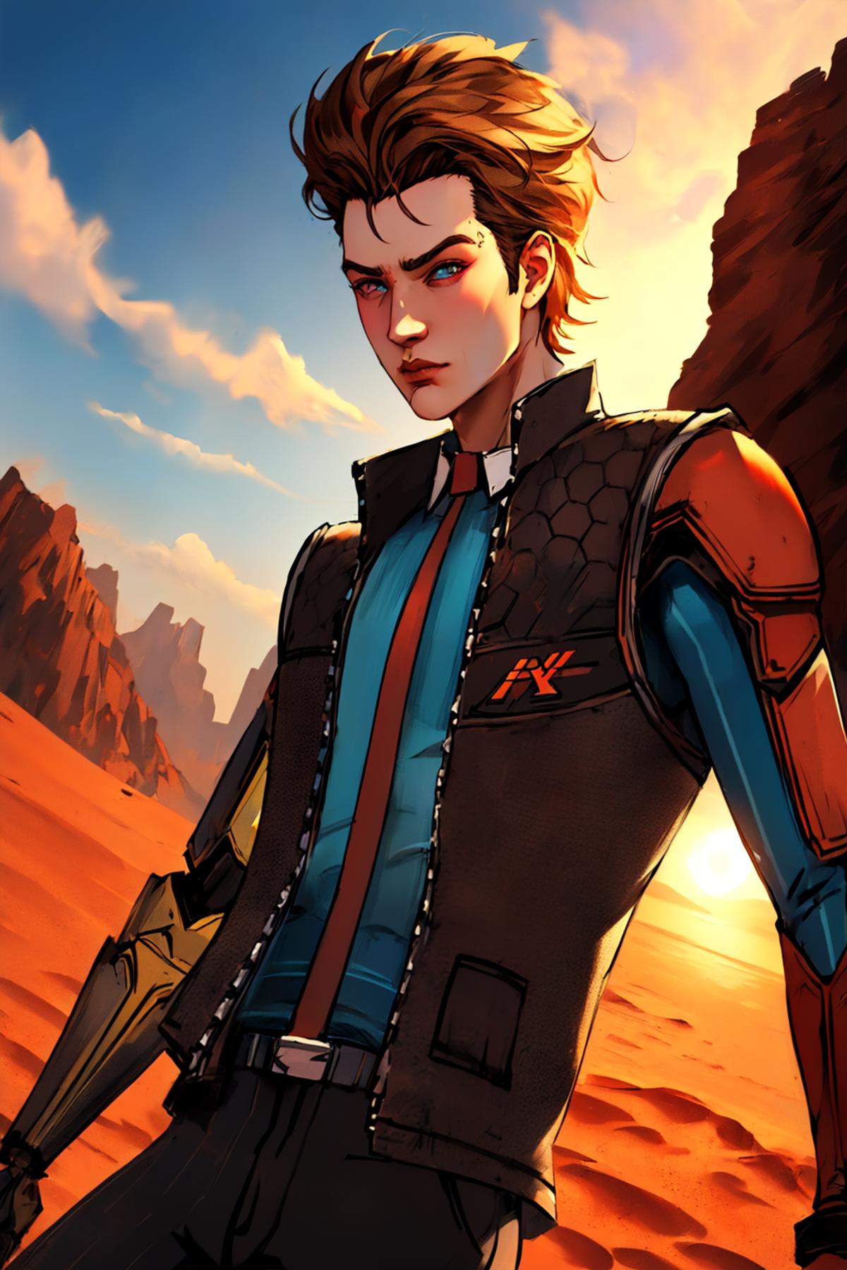 Rhys from Telltale's Tales from the Borderlands image by InfernoKun