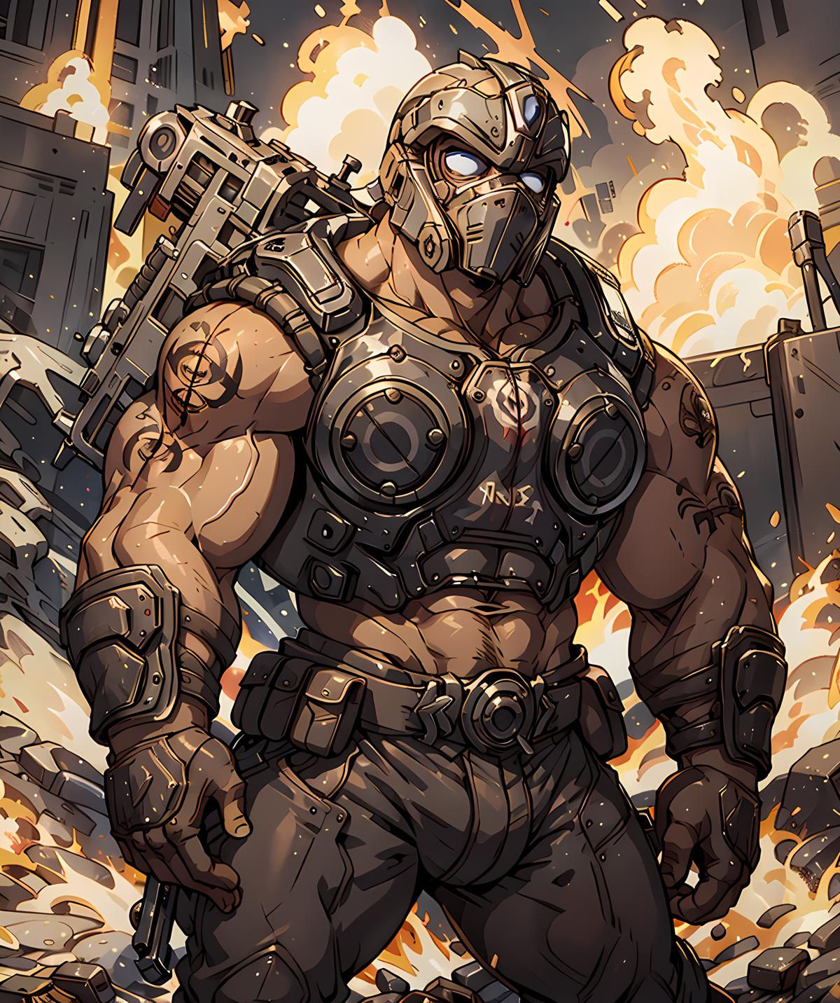 Clayton Carmine | Gears of War | SD 1.5 - v1.2 | Stable Diffusion LoRA |  Civitai