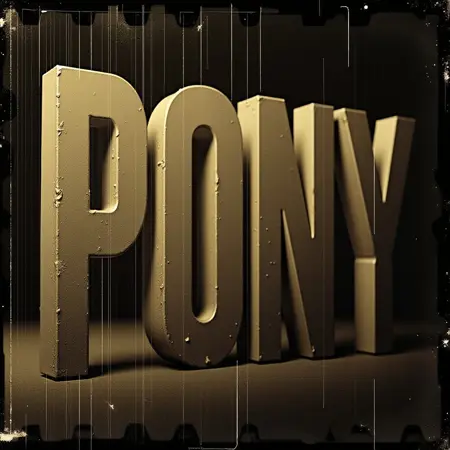 Vintage TV Noise - PONY