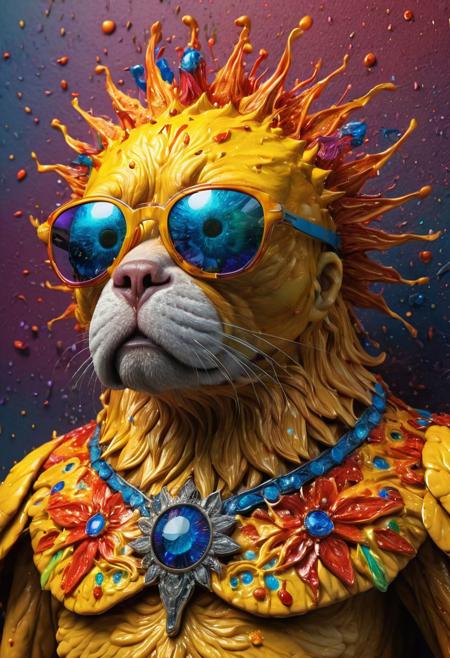 <lora:md2034:0.5> colorful, paint splatter,
poster_\(medium\), 
 Don't you steal my sunshine!!,
emblem,  (simple_background:1.3), symmetry,(no_humans:1.3),, (masterpiece:1.3), (best_quality:1.3), (ultra_detailed:1.3), 8k, extremely_clear, realism, (ultrarealistic:1.3),, insane details, intricate details, hyperdetailed, ultra detailed, extreme detailed, highest detailed, high_detail, colorful, beautiful, hdr, photorealistic, highres, ultra_high_res, photography, aesthetic, extremely_delicate,