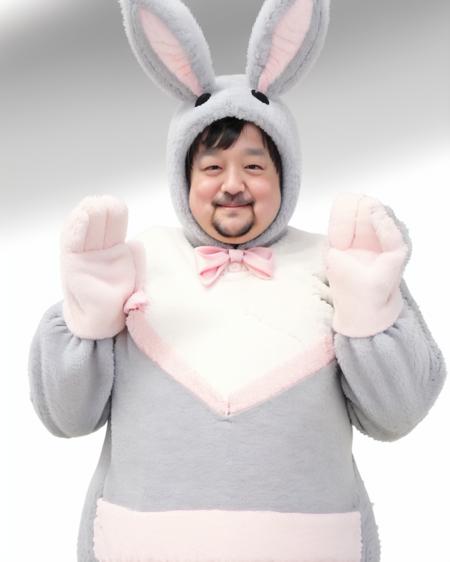  MGBNY rabbit hood fake animal ears bunny hat mokomoko