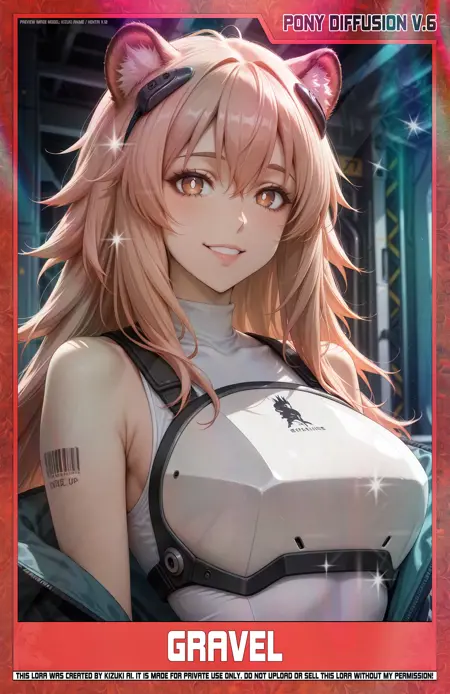 KizukiAi - Arknights - Gravel [Pony Diffusion XL V.6]