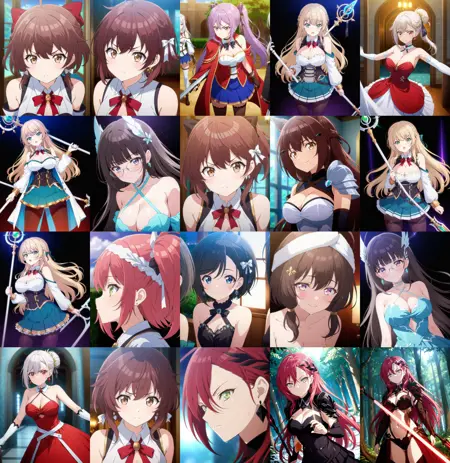 Reborn to Master the Blade: From Hero-King to Extraordinary Squire - Characterpack - SDXL