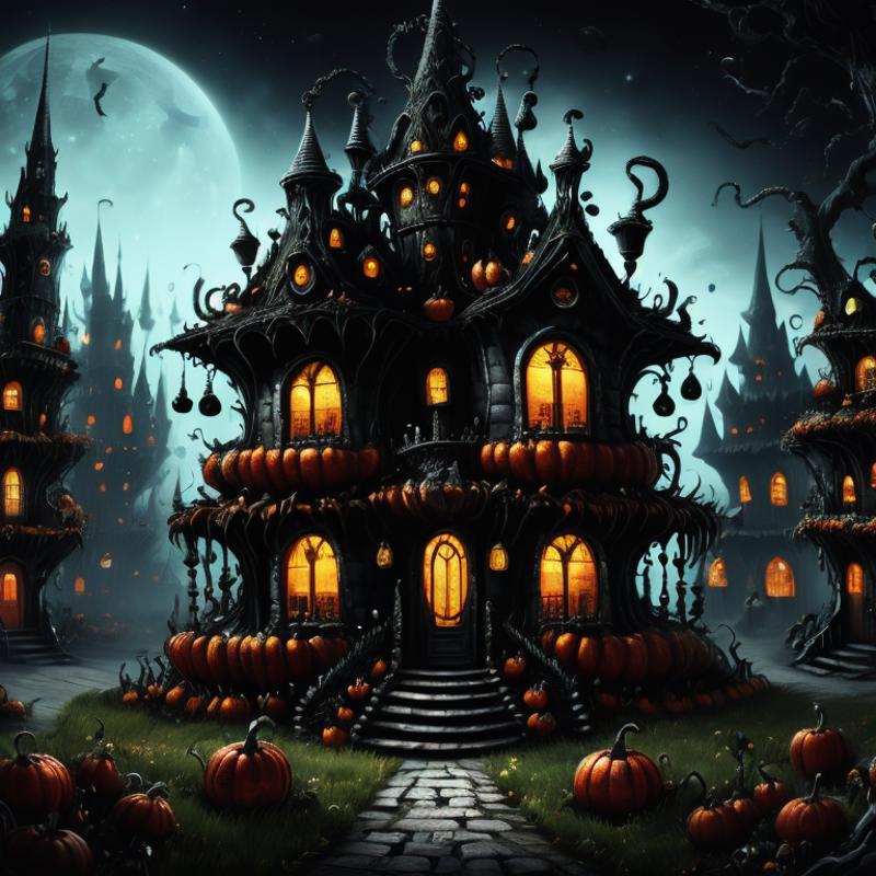 DonM - Halloween - Light/Pumpkin overflow - [SDXL, SD1.5]🎃👻 image by DonMischo