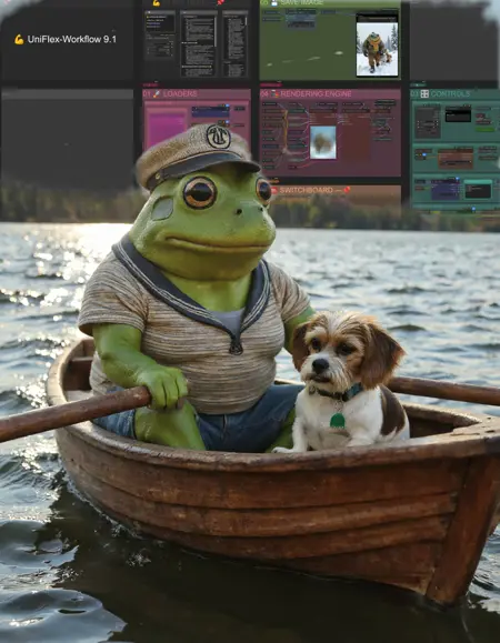 💪 UniFlex-Workflow ⁘ Flux · SDXL · Qwen-Image
