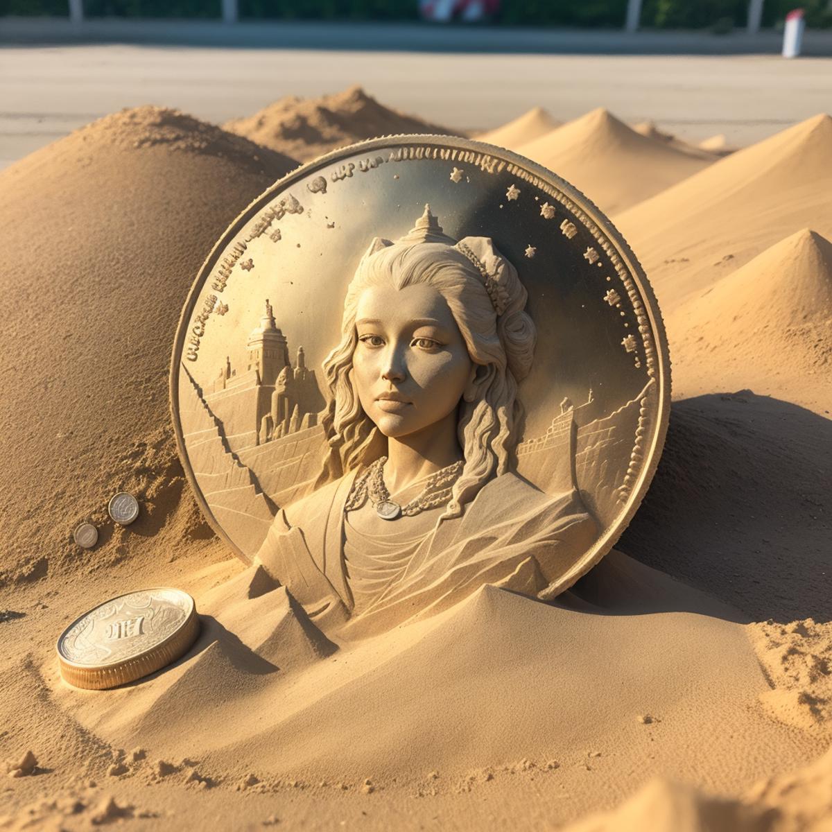 Realistic sand sculpture art style image by comingdemon