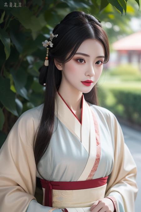 ltra-detailed,highly detailed,best quality,masterpiece,illustration,realistic,photorealistic,
1girl, solo,
hanfu-quju, hanfu,
looking at viewer, upper body, 
<lora:hanfu quju_v1_01:0.8>